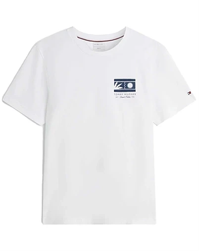 Tommy Hilfiger - Mono Sun Graphic T-Shirt - White